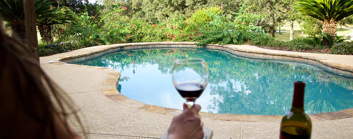 Wine by the Pool